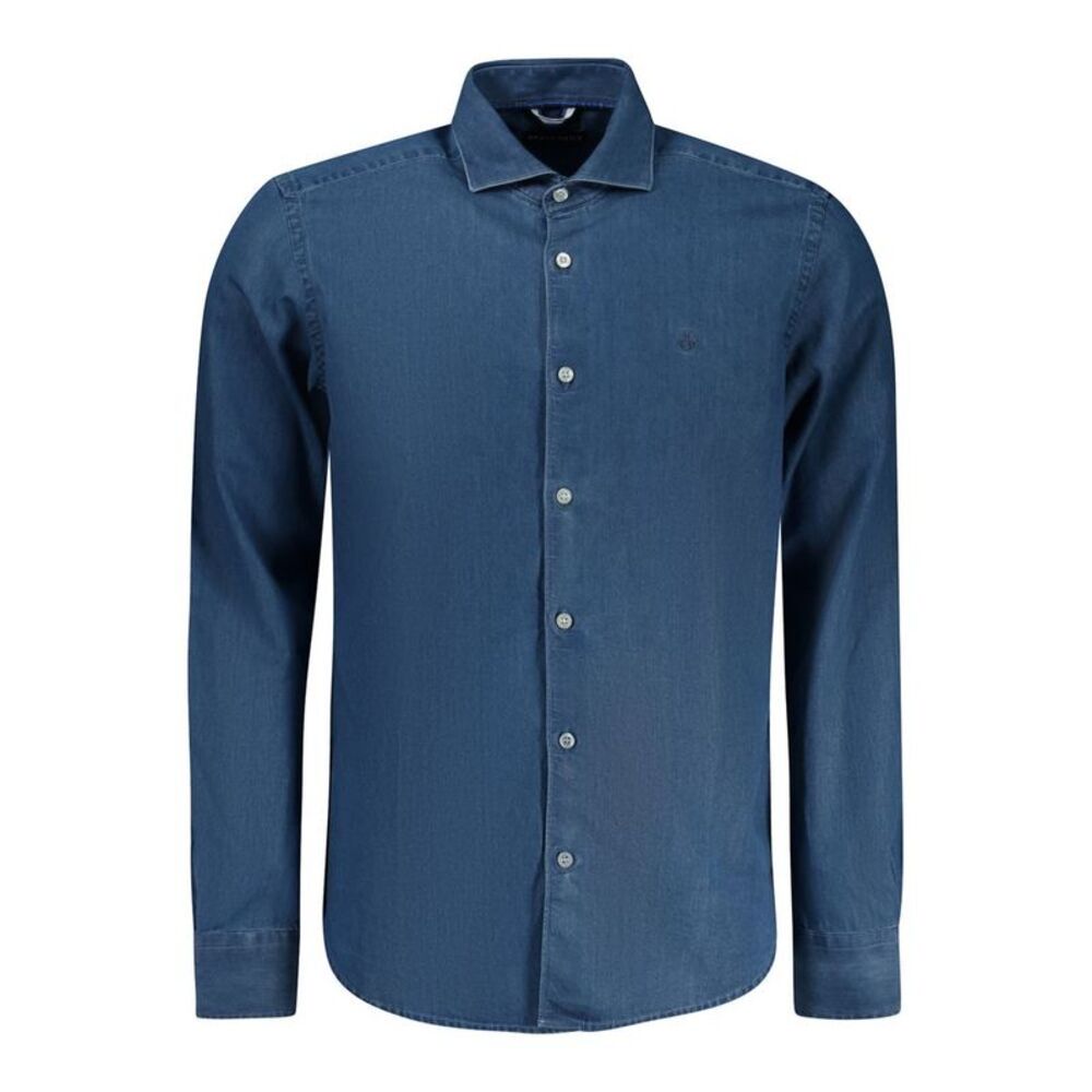 North Sails Blue Cotton Men Men's Shirt